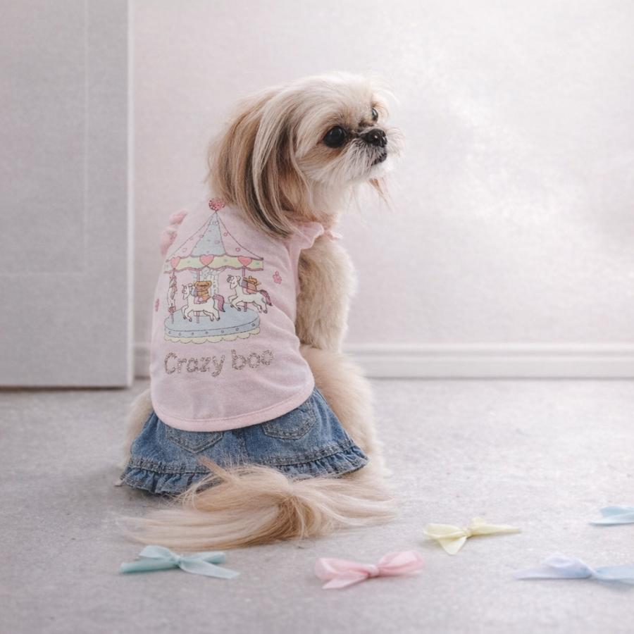 メリーゴーランドタンク クレイジーブー 犬服 ドッグウェア タンク