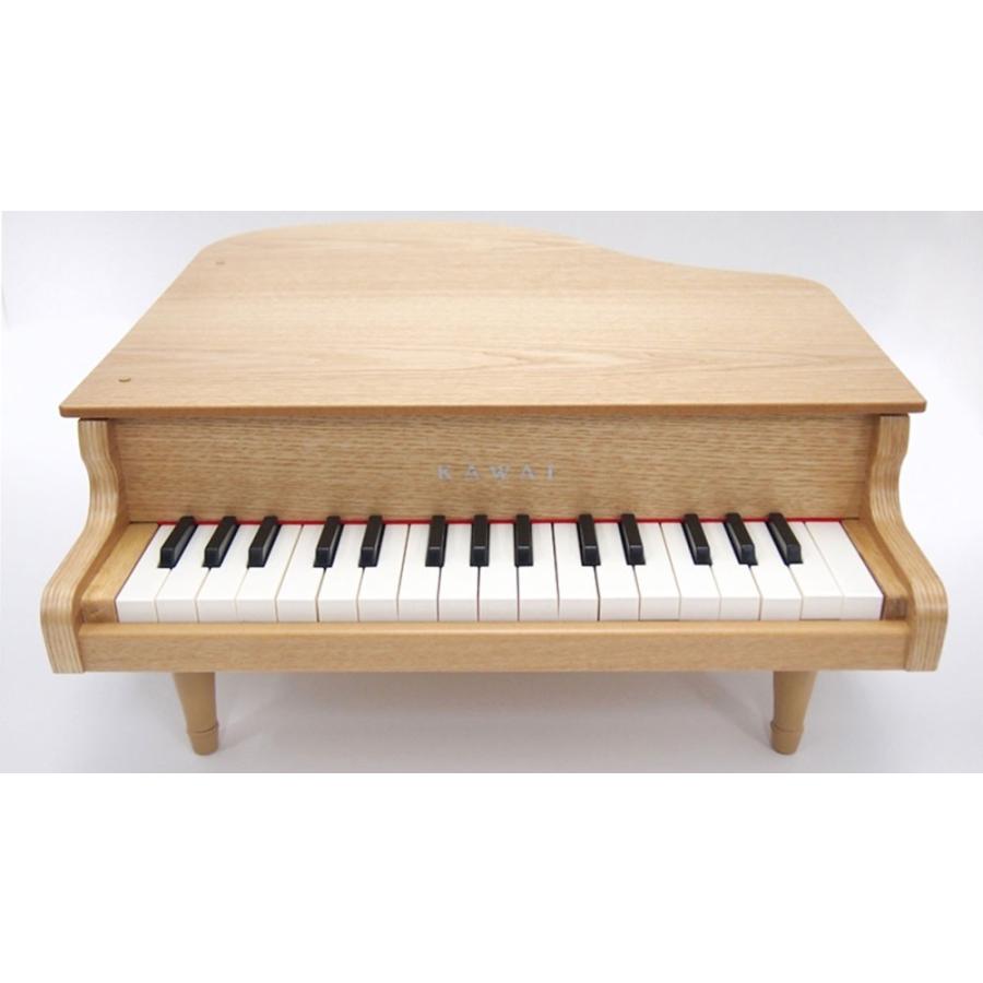 カワイ ミニグランドピアノ ナチュラル 木製 りょうてでクラシック曲集セット 1144 どれみふぁシール クリスマス 誕生日 プレゼント｜merry-net｜02