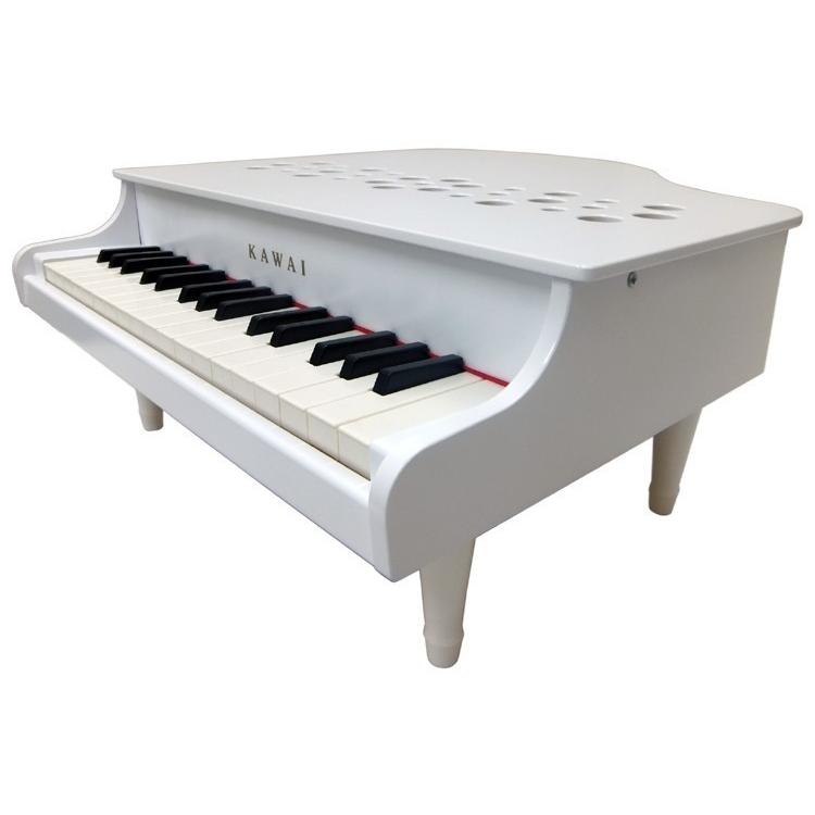 カワイ ミニピアノ P-32 ホワイト 1162 すてきなクラシック曲集セット KAWAIの画像