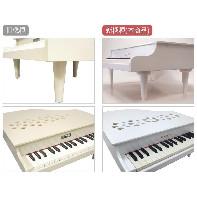 KAWAI カワイ ミニピアノ P-32 ホワイト 1162 木製ミニピアノ : 楽器の