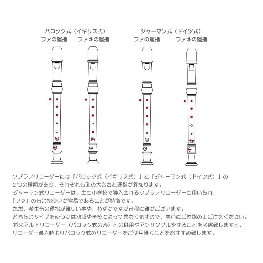 市場 名入れ ジャーマン式 リコーダー 樹脂製 G 502b 5本セット ソプラノ 送料無料 アウロス