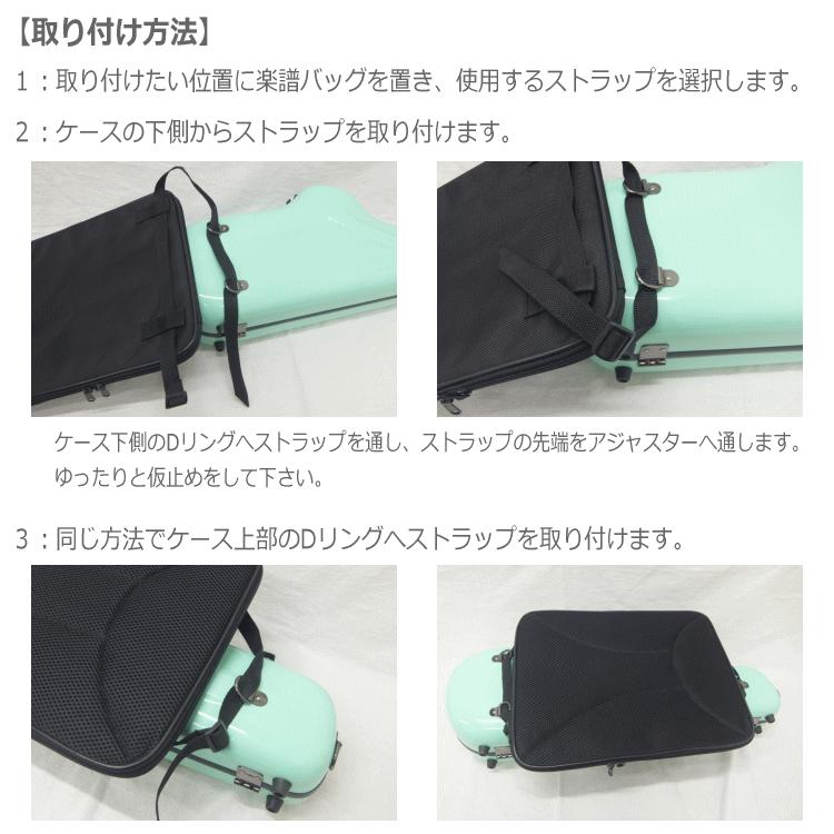 管楽器ケース 楽譜バッグ AB-501W 外付けタイプ C.C.シャイニー