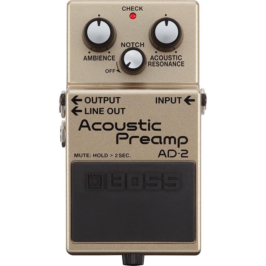 BOSS アコースティックプリアンプ AD-2 ACアダプター付き ボス エフェクター | BOSS（楽器、器材） | 01