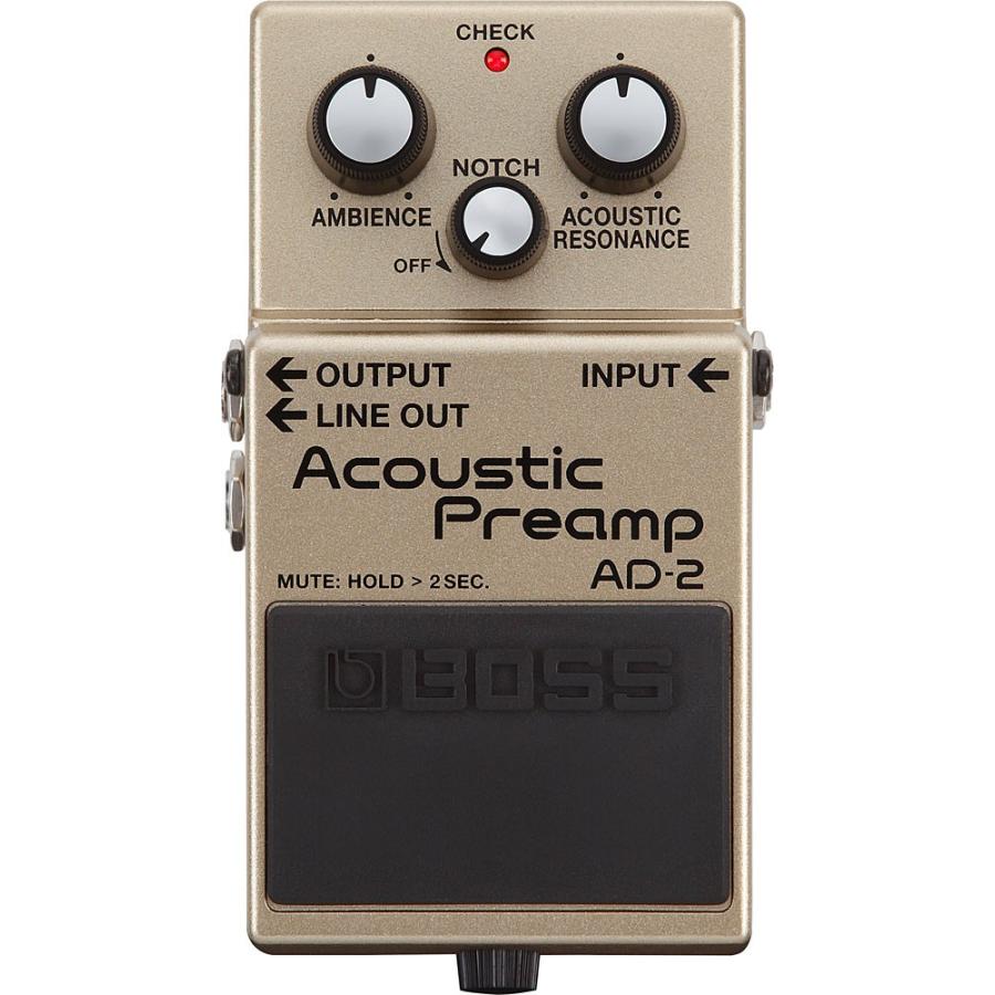 BOSS アコースティックプリアンプ AD-2 ボス エフェクター | BOSS（楽器、器材） | 01