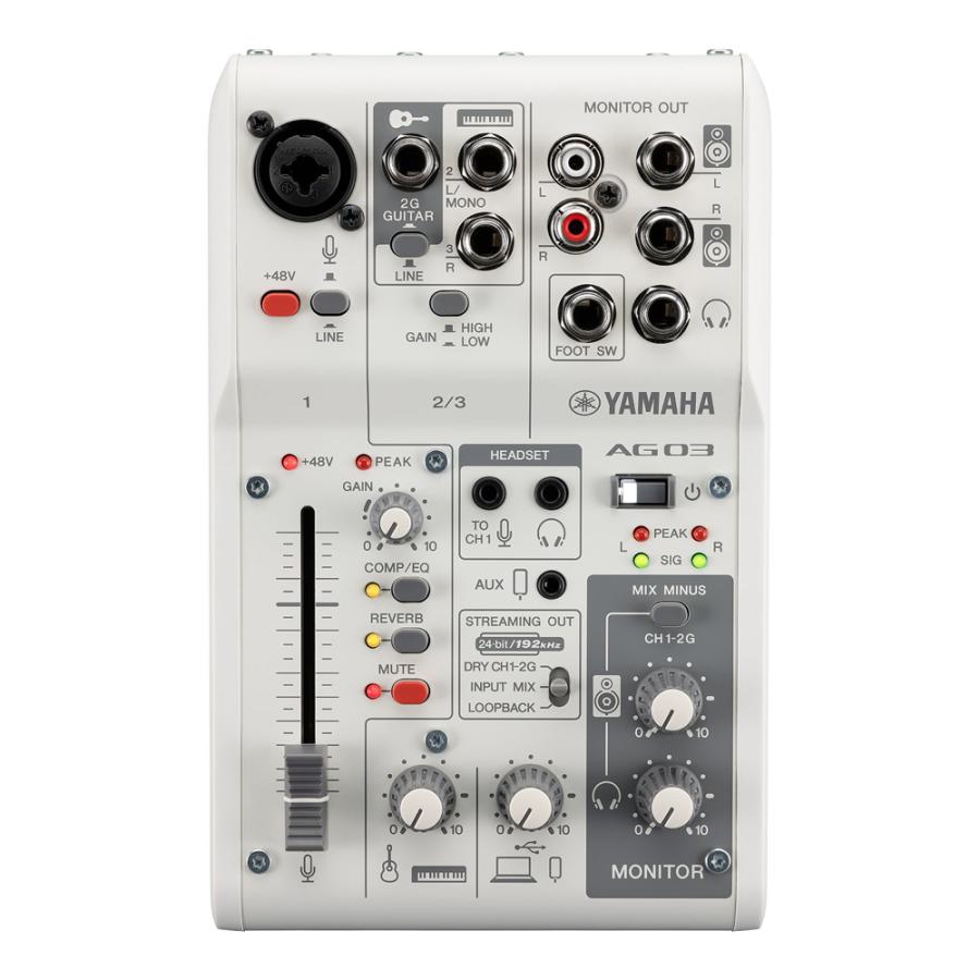 YAMAHA AG03MK2 / グースネックコンデンサーマイクセット TASCAM 