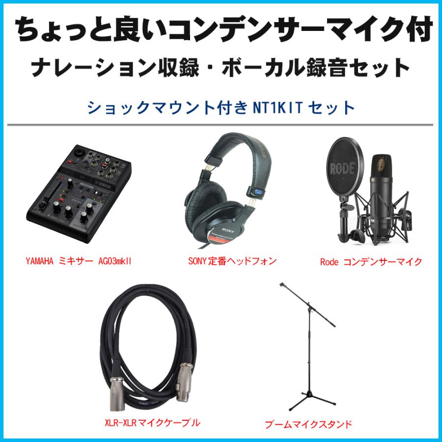 Rode NT1 kit コンデンサーマイク アーム セット