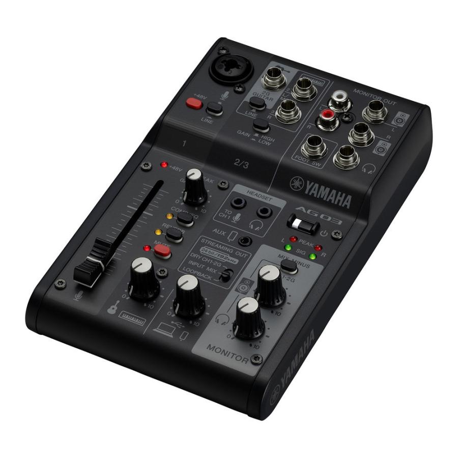 YAMAHA AG03MK2 B / iPhone接続ケーブルセット Lightning変換 YAMAHA AG03MK2 B / iPhone接続ケーブルセット Lightning変換