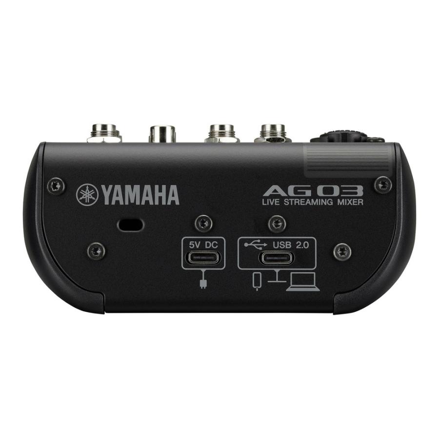 YAMAHA AG03 mk2 BK (コンデンサーマイク/マイクスタンドセット YAMAHA AG03 mk2 BK (コンデンサーマイク/マイクスタンドセット