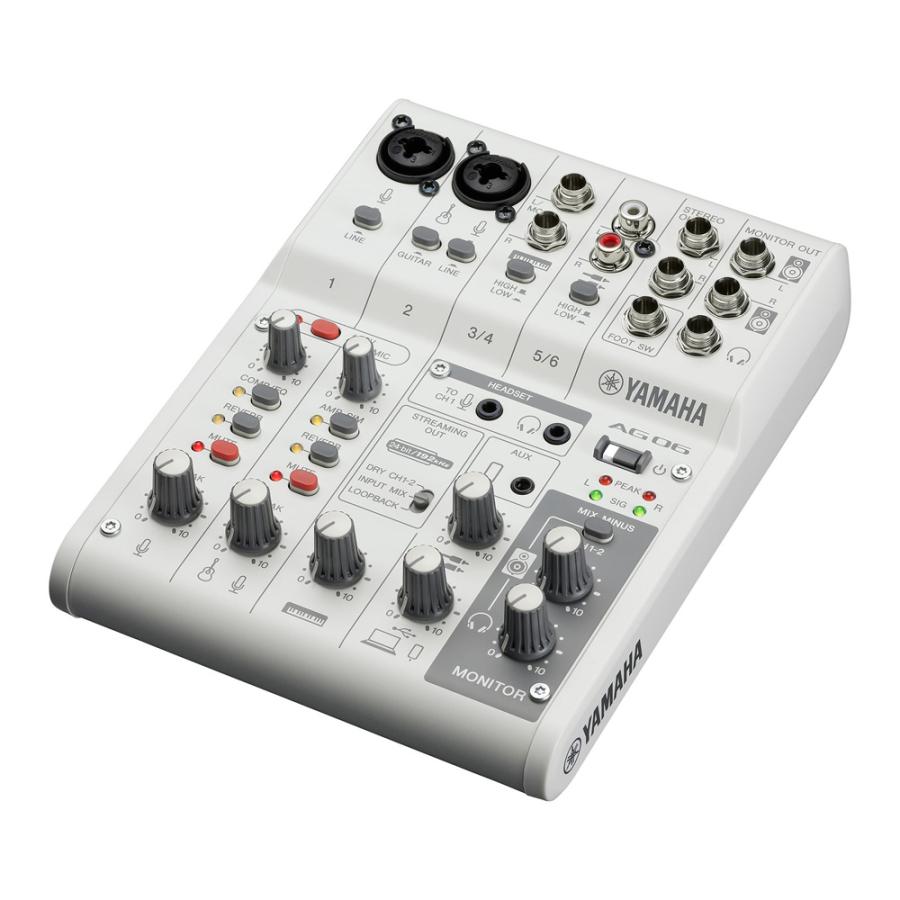 YAMAHA（ヤマハ） YAMAHA AG06mk2 赤いコンデンサーマイクセット Seide