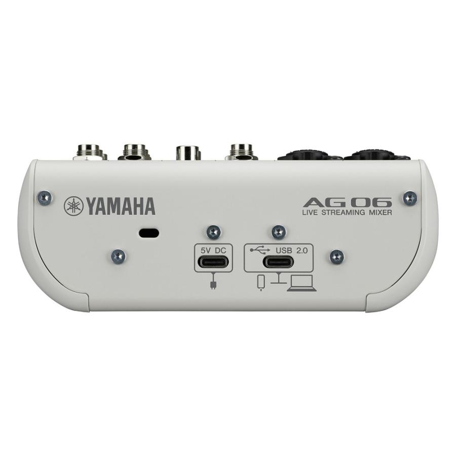 YAMAHA AG06 mk2 W (Lightning iPhone接続ケーブルセット YAMAHA AG06 mk2 W (Lightning iPhone接続ケーブルセット
