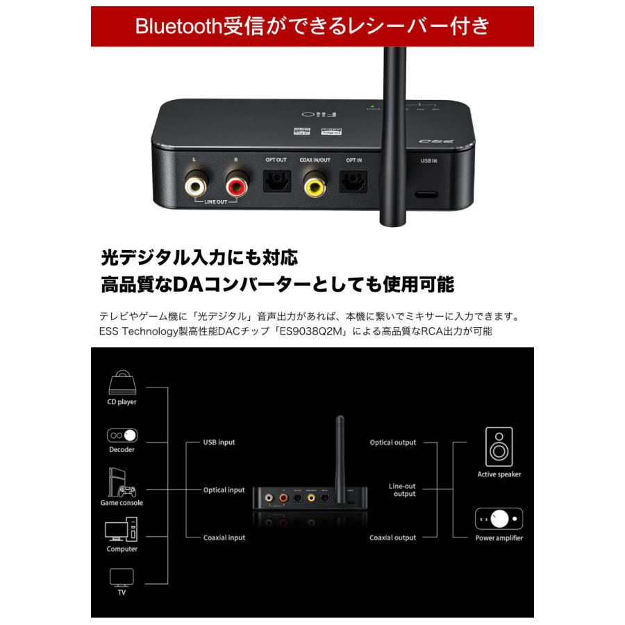Bluetooth受信セット　audio-technica エコーエフェクト付き　カラオケ　マイクミキサー｜merry-net｜09
