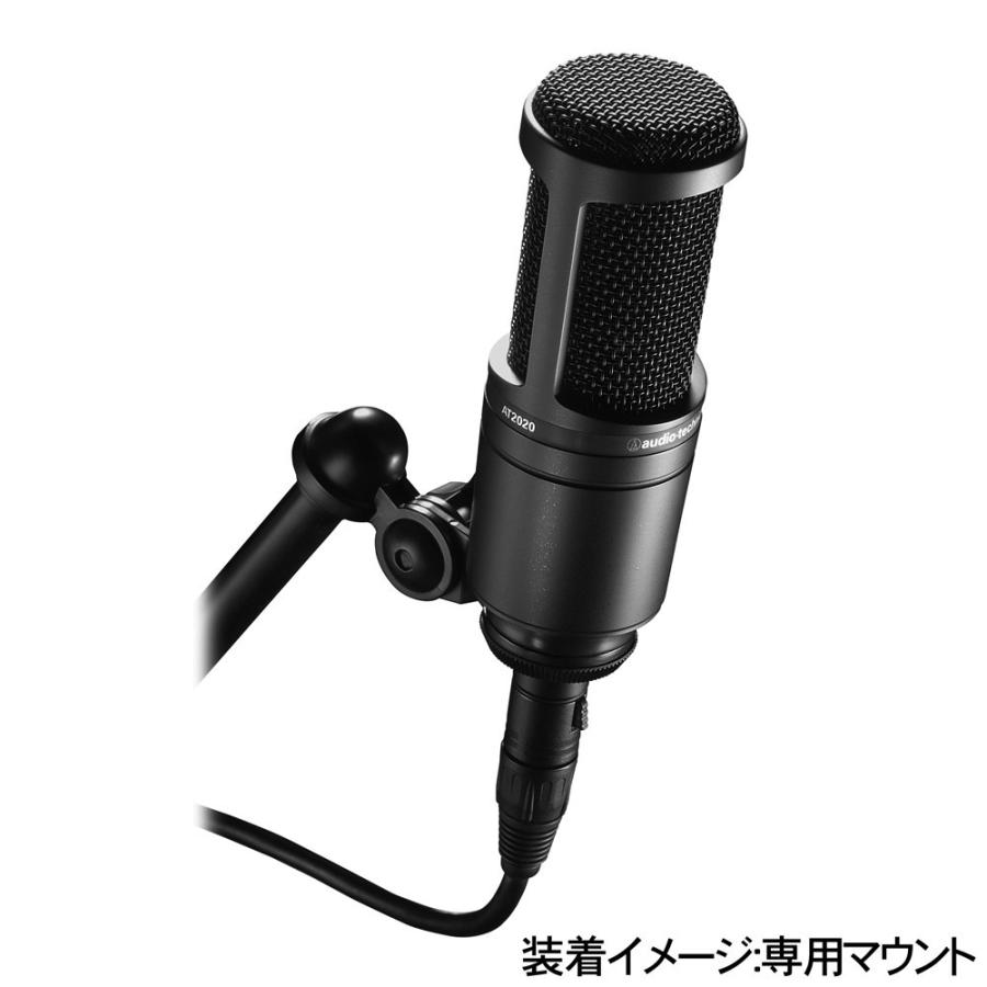 audio-technica AT2020 コンデンサーマイク （密閉型ヘッドホン/マイク