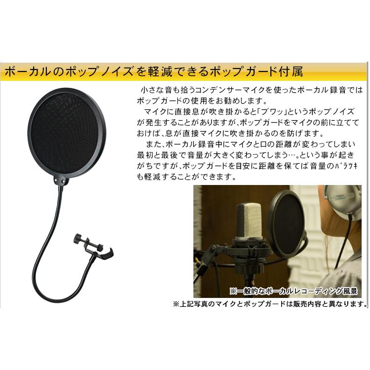 audio-technica AT2035 CANARE 3mケーブル付 audio-technica AT2035 スタンド・ケーブルセット コンデンサーマイク