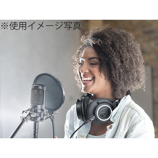 audio-technica AT2035 コンデンサーマイク （密閉型ヘッドホン/マイクスタンド/ポップガード付きセット）の画像