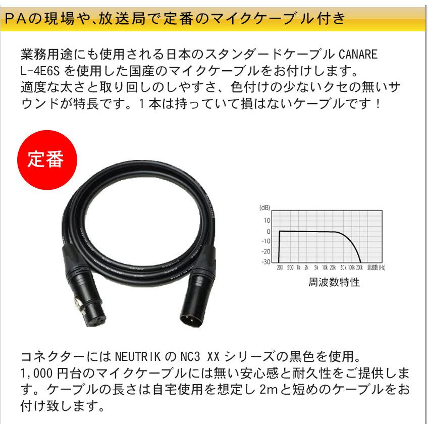 audio-technica AT2035 コンデンサーマイク (丸パイプ対応デスクアームマイクスタンド/マイクケーブル付)の画像