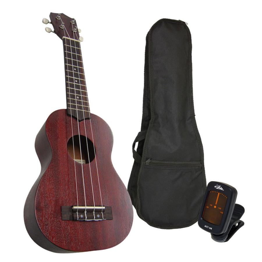 ソプラノウクレレ お手軽3点セット ギアペグ式  Aria(アリア) AU-1 [調整後出荷] | ARIA（楽器）