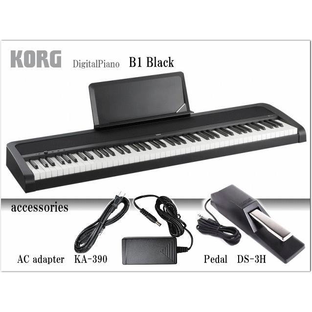 コルグ 電子ピアノ B1 ブラック/KORG B1-BK :B1-BK:楽器のことならメリーネット - 通販 - Yahoo!ショッピング