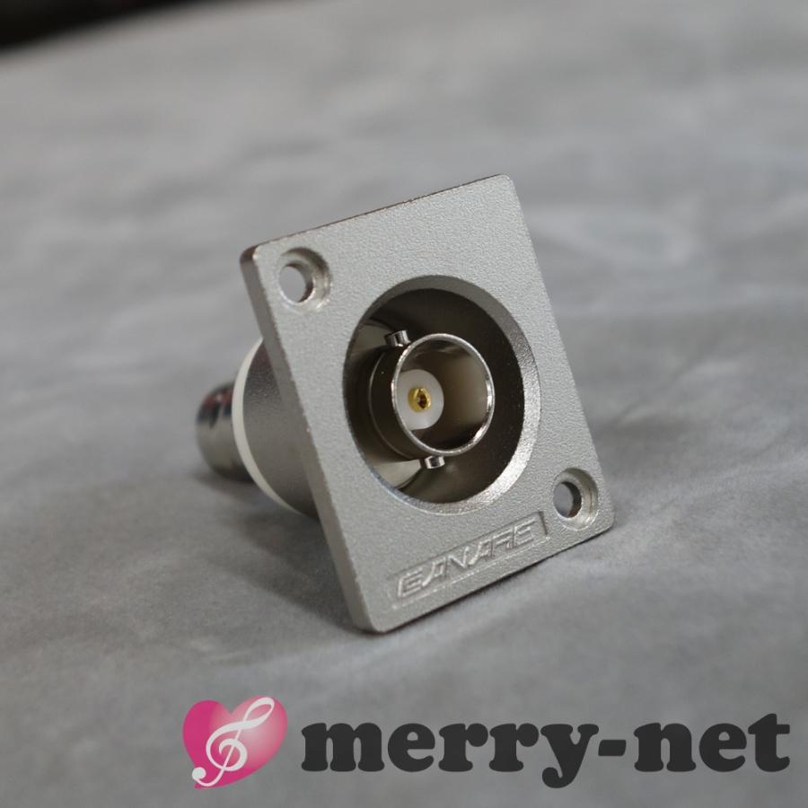 CANARE カナレ BNCアンテナ用 リセプタクルコネクター BJ-JRU 50Ω ITTキャノン製 XLR-F77 フランジ BNC メス BNC メス サウンドピュア アンテナ取り付け可能 | CANARE