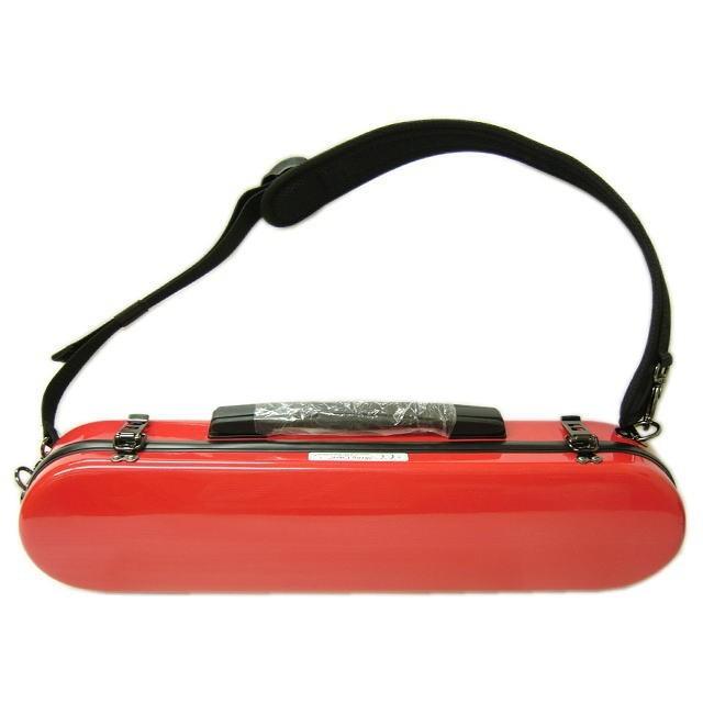 ぽよ　C.C.シャイニーケース フルートケース　レッド シャイニー 予約受付中 C.C.シャイニーケースII フルート用