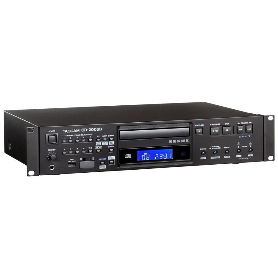 TASCAM CD-200SB 業務用CDプレイヤー (USB/SDカード読み込み対応