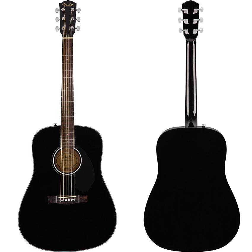 Fender CD-60 BLK アコースティックギター Fender CD-60S Black アコースティックギター ドレッドノート