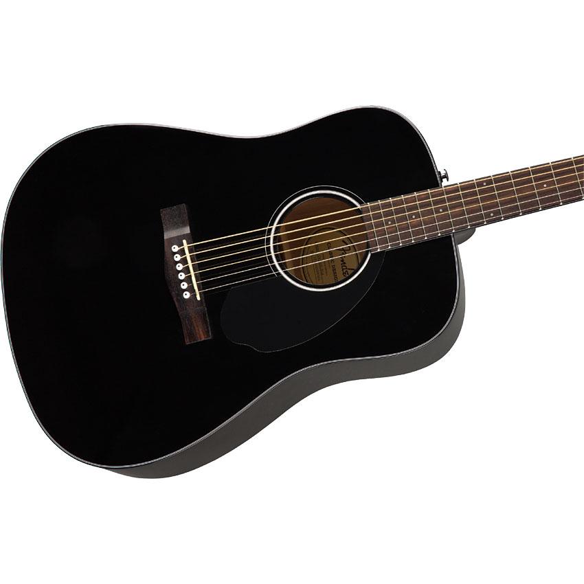 Fender アコースティックギター CD-60S dread/BLK Fender CD-60S Dreadnought Acoustic Guitar - Black | Sweetwater