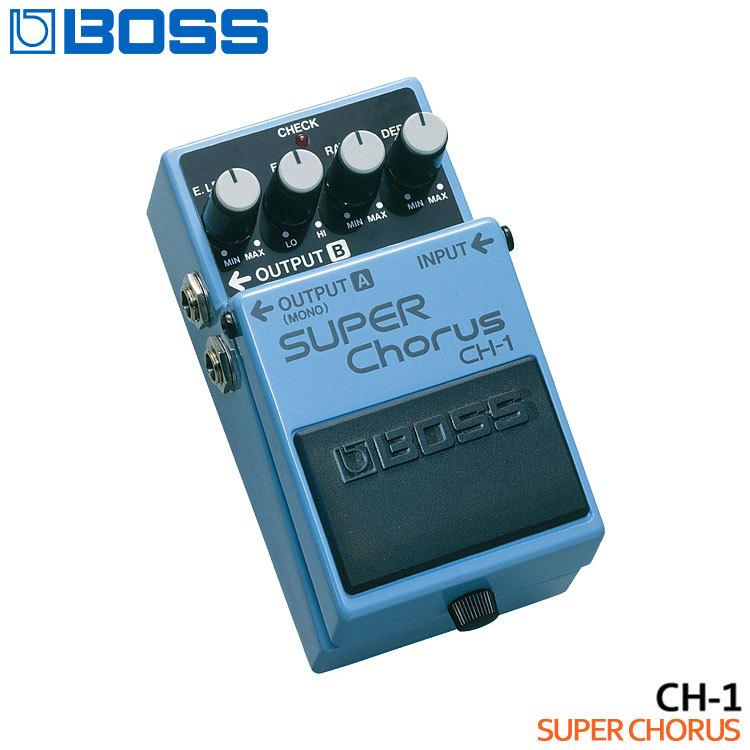 BOSS SUPER Chorus CH-1 ギターエフェクター　箱付き BOSS（楽器、器材） BOSS スーパーコーラス CH-1 ボス