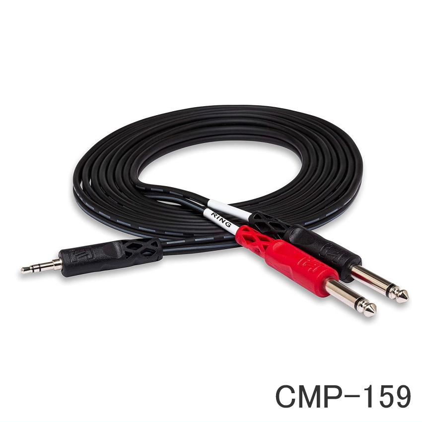 HOSA ステレオミニ・標準フォン×2 Yパラケーブル 3m | Hosa Technology