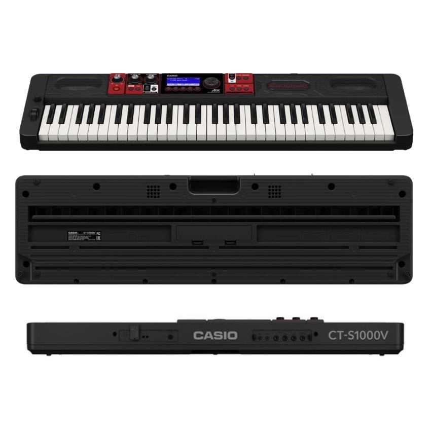 CASIO 61鍵盤キーボード CT-S1000V「持ち運びに便利なスタンドや2種類のケース付き」Casiotone カシオトーン｜merry-net｜02