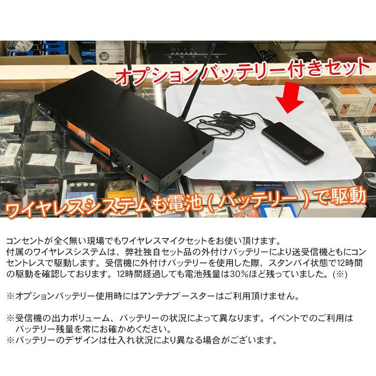 電池駆動セット　明瞭なサウンドのRoland CUBE STREET EX + ワイヤレスマイク2本 | ローランド | 02