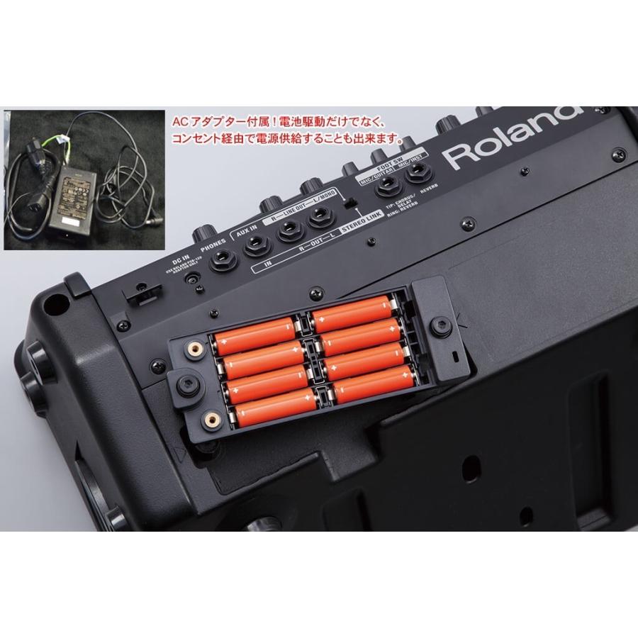 簡易PAセット 出力50W 教室規模の部屋でのトークショーなどに！　コードレスマイク２本付き(スピーカースタンド付き) | ローランド | 03