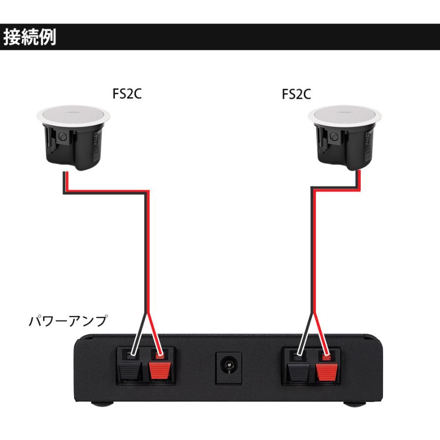 BOSE 天井埋め込みスピーカー + アンプセット BGM向き : 楽器の BOSE 天井埋め込みスピーカー + アンプセット BGM向き : 楽器の