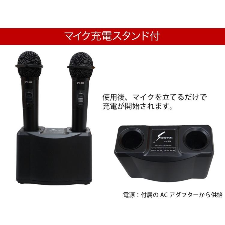 業務用カラオケスピーカー DAM DDS-65G + 赤外線ワイヤレスマイク2本