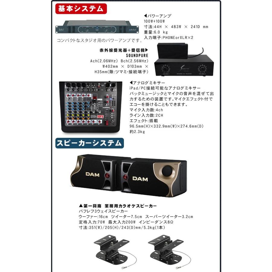 Dam カラオケスピーカー ワイヤレスマイク2本 Ipad Pc対応 アナログミキサー付 カラオケセット Dam65 Yhome 楽器のことならメリーネット 通販 Yahoo ショッピング