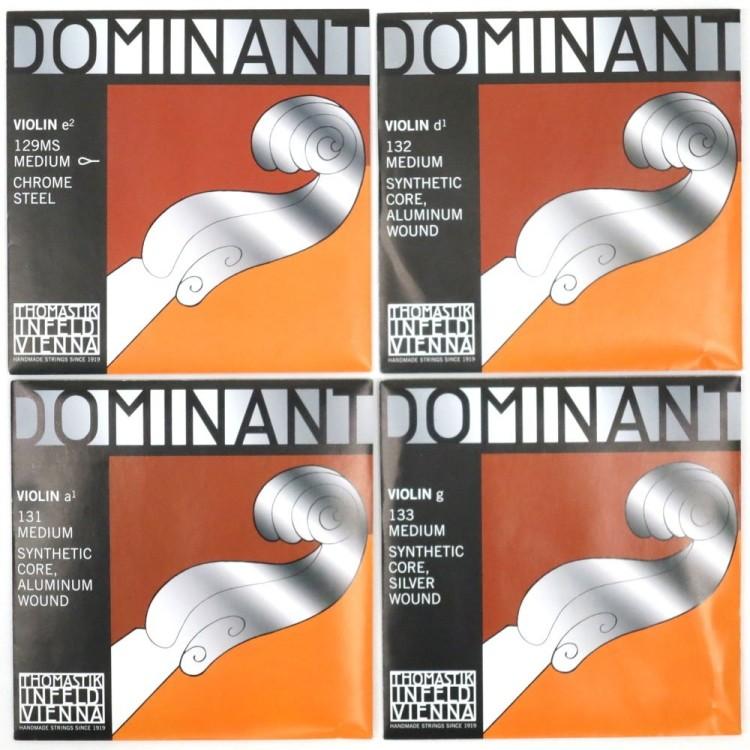 ドミナント バイオリン弦 セット 135BMS サイズ4/4用「E：129MS/A：131