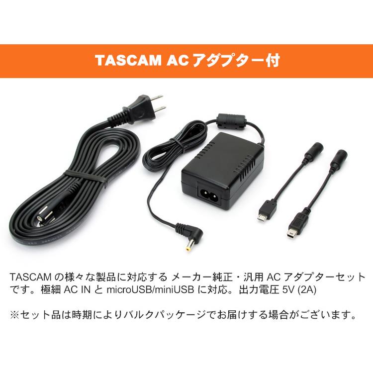 TASCAM 【美品】DR-40X +純正ACアダプターPS-P520Eセット TASCAM DR-40X リニアPCMレコーダー + 純正ACアダプター PS