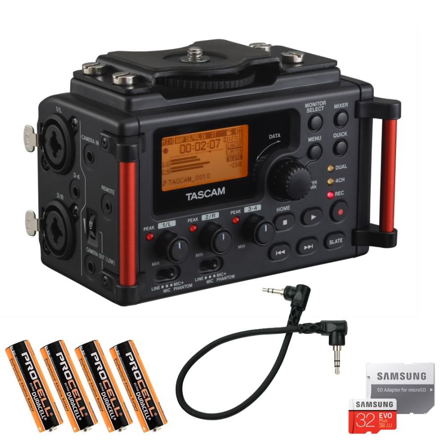 アクセサリー付セット□TASCAM フィールドレコーダー DR-60Dmk2 : dr 