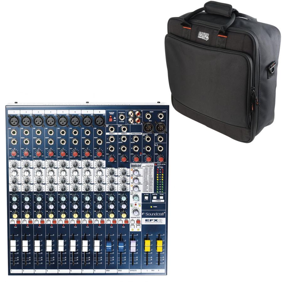 ⭐︎美品　Soundcraft EFX8 アナログミキサー・ケース付属 美品Soundcraft EFX8 アナログミキサー・ケース付属