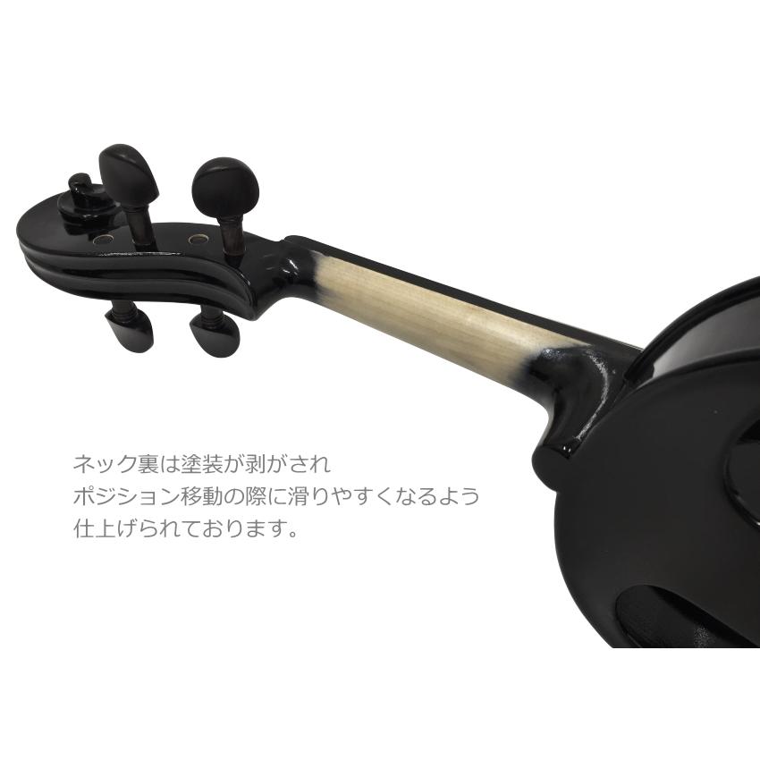 エレキバイオリン EV-202 BKブラック カルロジョルダーノ「教則本やDVD
