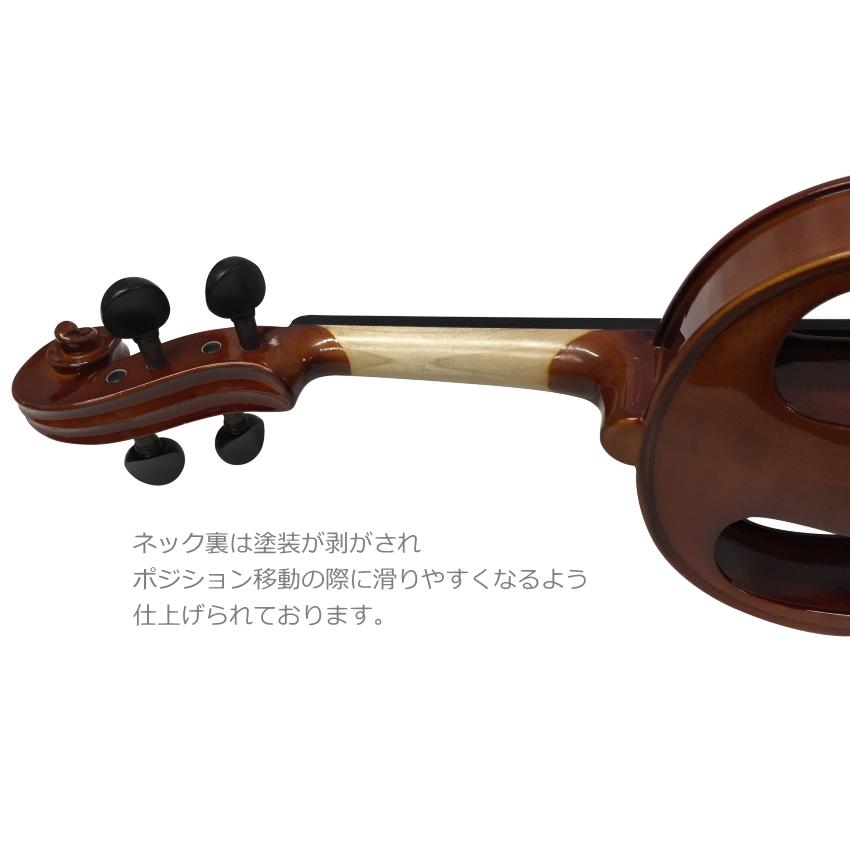 エレキバイオリン EV-202 NAブラウン カルロジョルダーノ「ワイヤレス