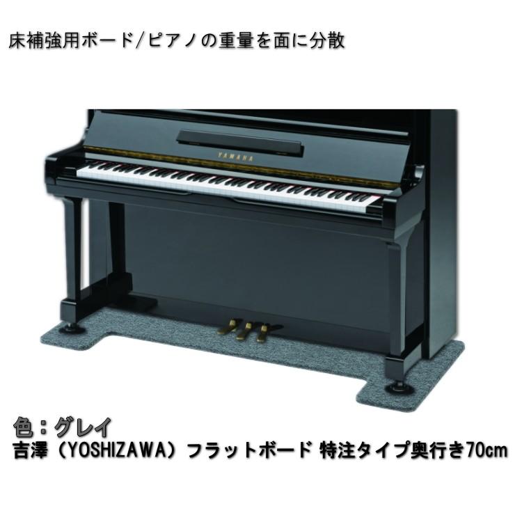 【ワイドタイプ】ピアノ用 床補強ボード：吉澤 フラットボード FB グレイ■メーカー直送品