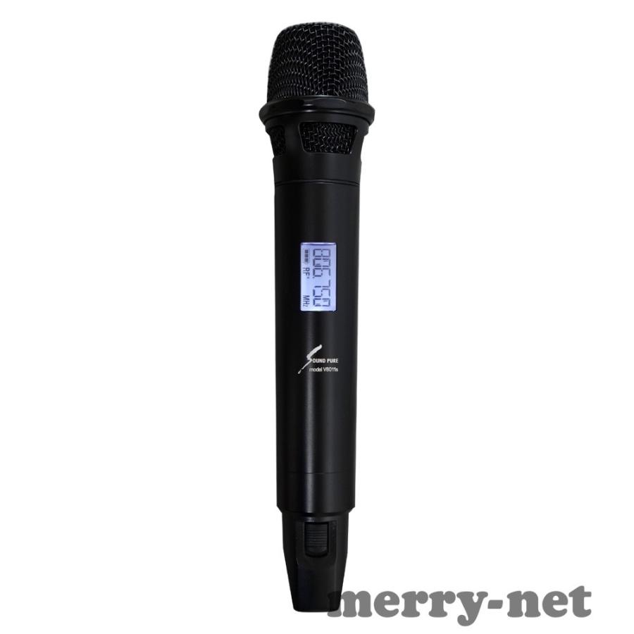 audio-technica マイクホルダー付き SOUNDPURE v8011s ワイヤレスマイク２本セットの画像
