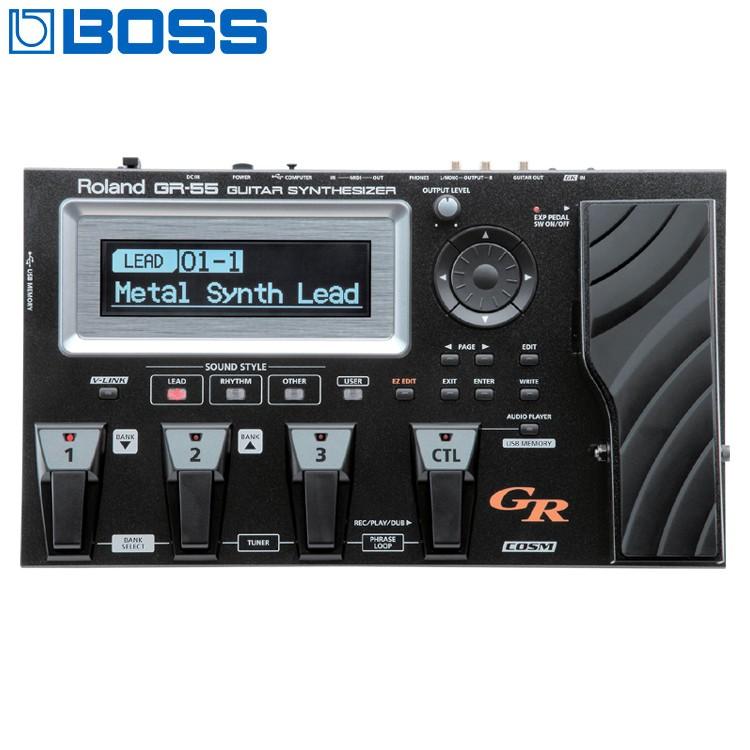 ローランド - Roland ギターシンセサイザー GR-55S-BK ギターエフェクター-楽器、手芸、コレクション-楽器、器材