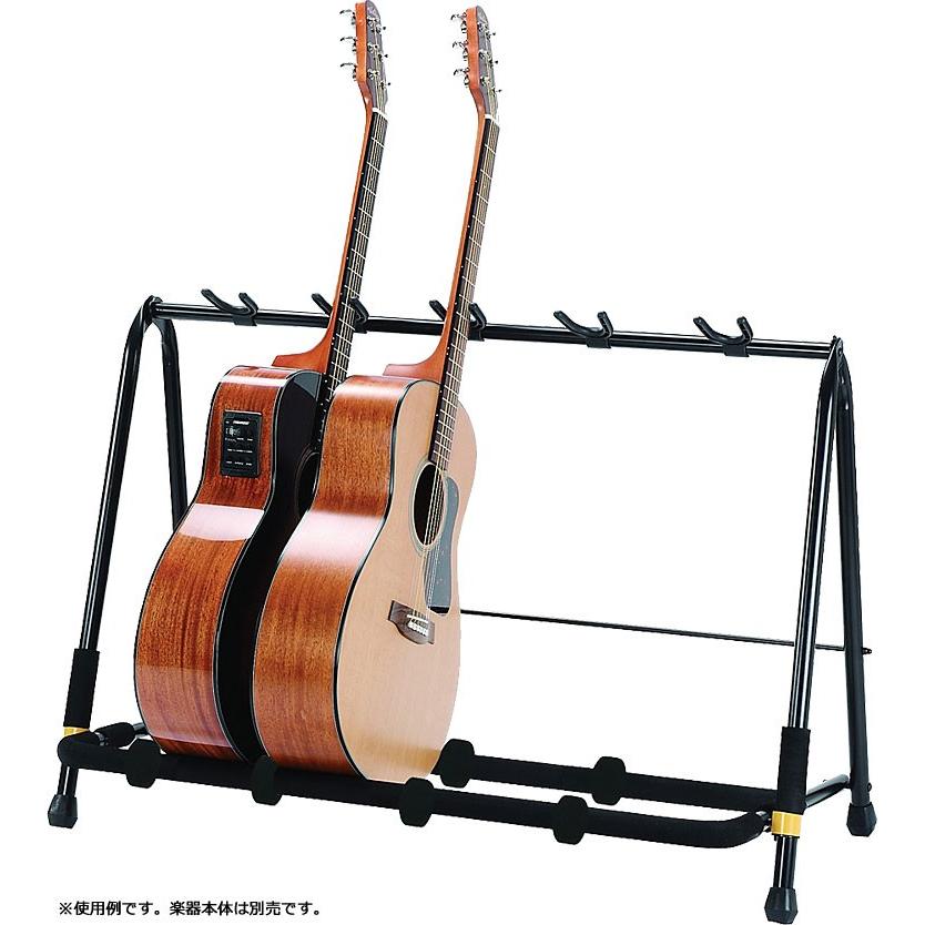 【限定特価】ハーキュレス 5本立てギタースタンド GS525B ギター/ベース用ラックスタンド HERCULES MULTI RACK｜merry-net｜03