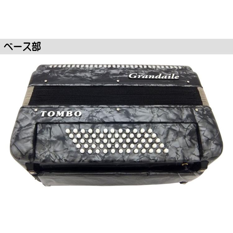 トンボ 独奏用アコーディオン グランデール GT-60B コスモグレーパール TOMBO