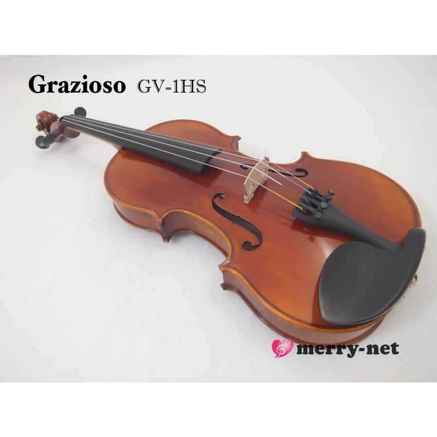 GRAZIOSO バイオリン GV-1H 1/16 2022年製 中古ヴァイオリン紹介】Grazioso(グラツィオーソ)GV-1H 3/4