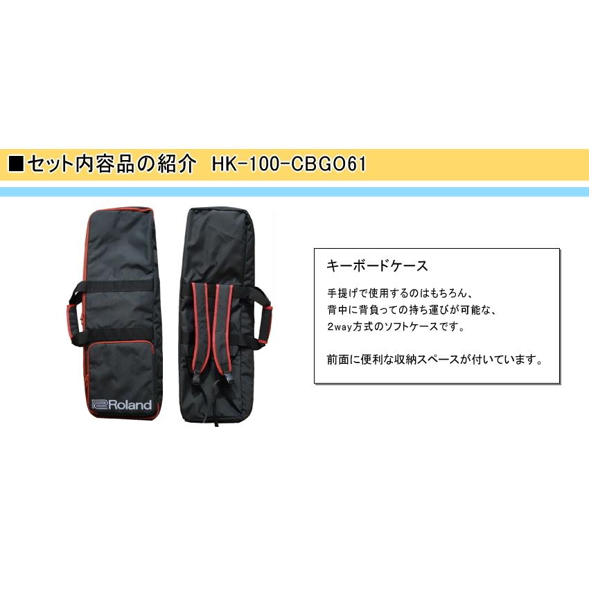 ローランド キーボード JUSTY HK-100 Roland 本体ソフトケース付き