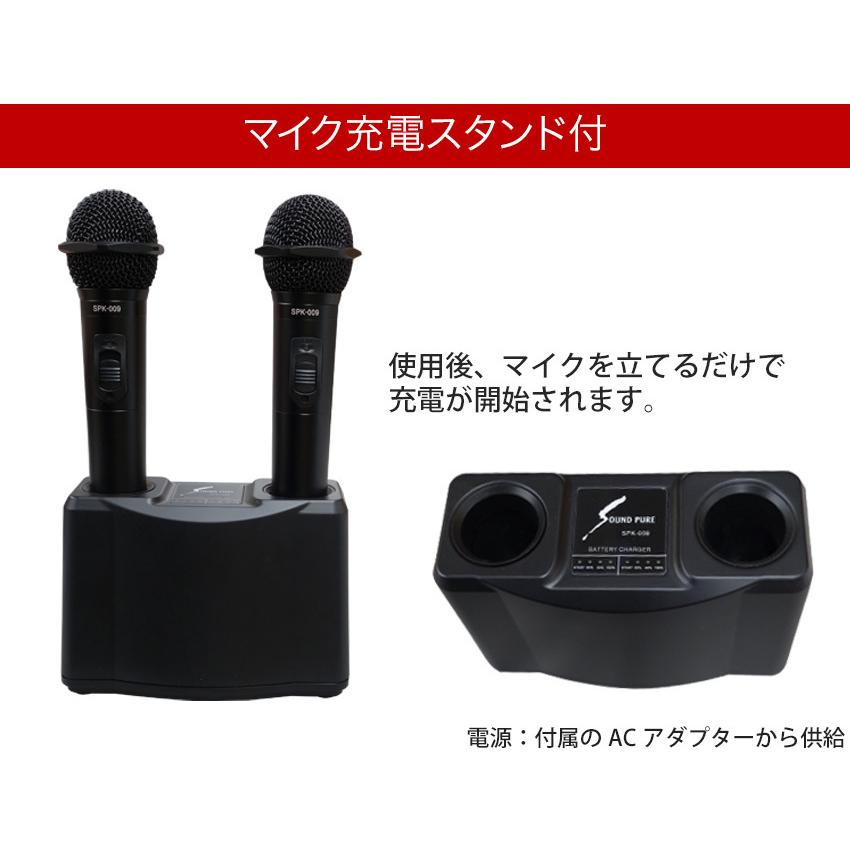 DAM カラオケスピーカー + 日本製カラオケアンプセット (赤外線