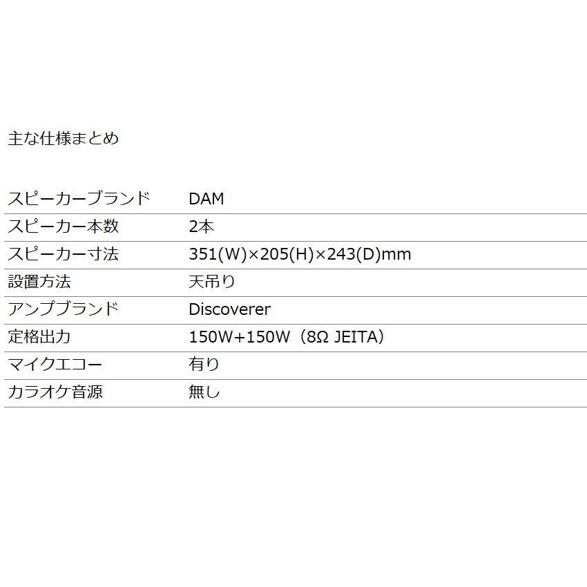 DAM カラオケスピーカー + 日本製カラオケアンプセット AKGワイヤレスマイク2本セット |  | 03