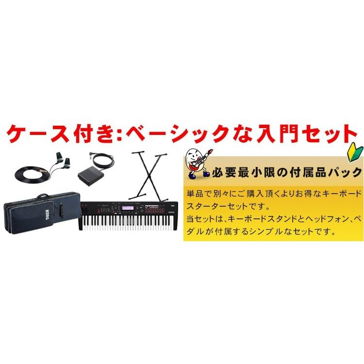 KORG キーボード(シンセサイザー)入門セット　KROSS2 61MB ソフトケース付き_1